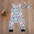Pastel Feather Onesie with Headband